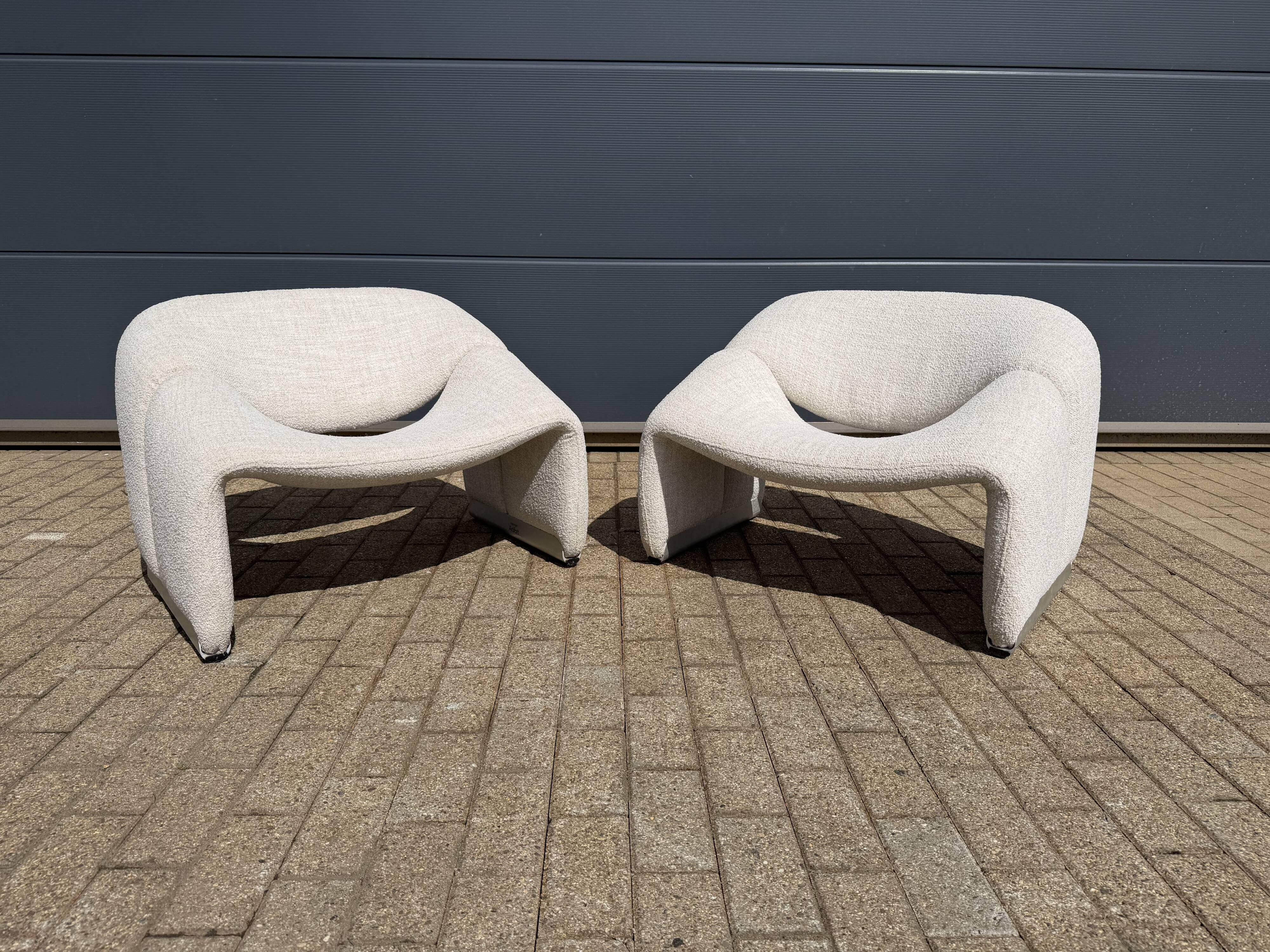 Artifort F598 Groovy armchairs in perfect condition!! Pierre Paulin