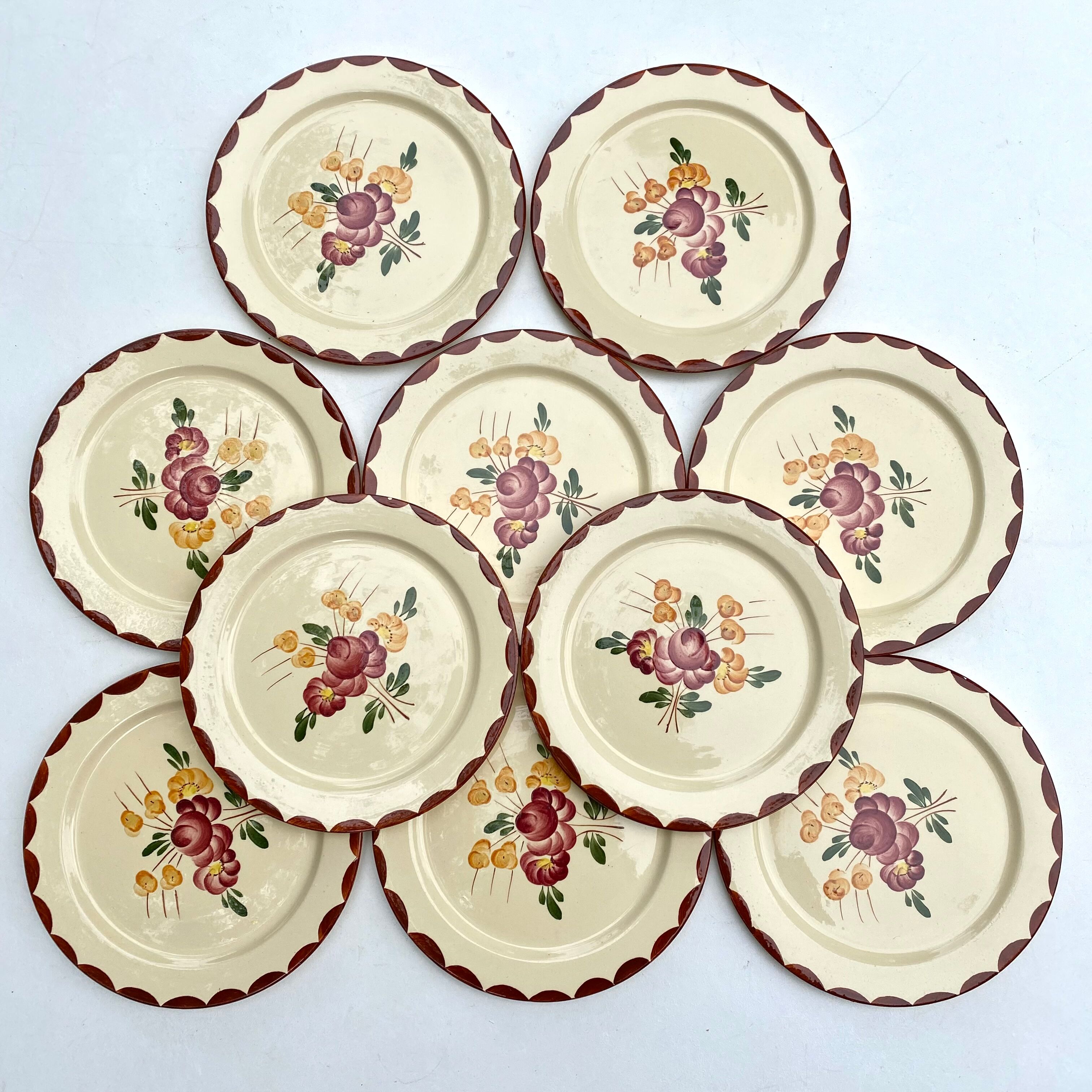 Old dessert plates