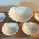 Service forme coquillage 5 pièces