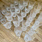 Crystal glass from France 50s/70s