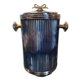 70s silver metal ice bucket