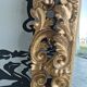 Miroir xixe style louis xv bois stuc doré