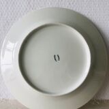 Assiettes plates et son plat de service