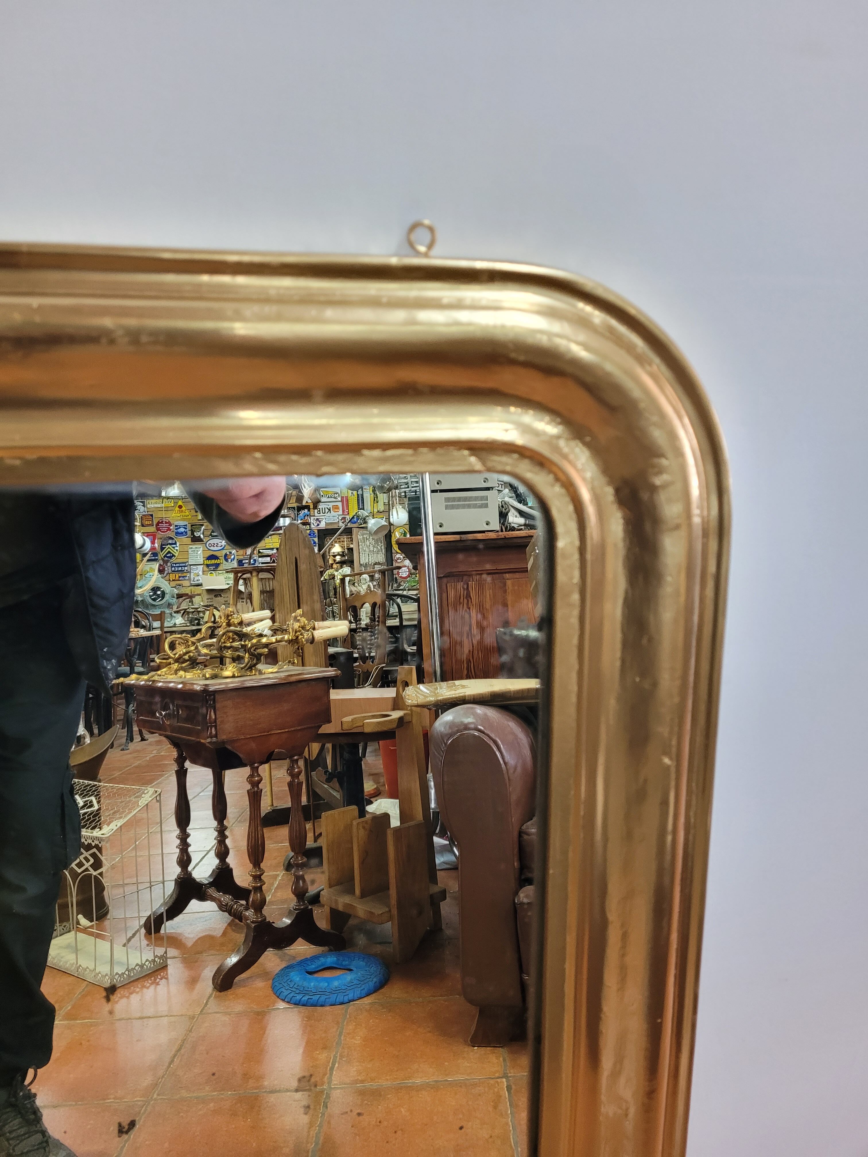 Mirror Louis Philippe old gilded 103x76cm