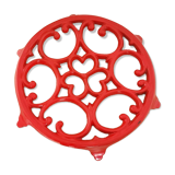 Varnished cast iron trivet