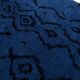 7x10 Midnight Blue Anatolian Wool Vintage Carpet, 204x296 Cm