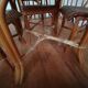 Rattan table and four chairs