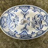 Gien - covered sauce boat