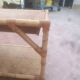 Bamboo and cane coffee table