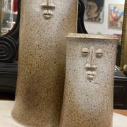 Pair of anthropomorphic vases by Georges Cantin