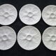 Set of 6 oyster plates in Pillivuyt porcelain