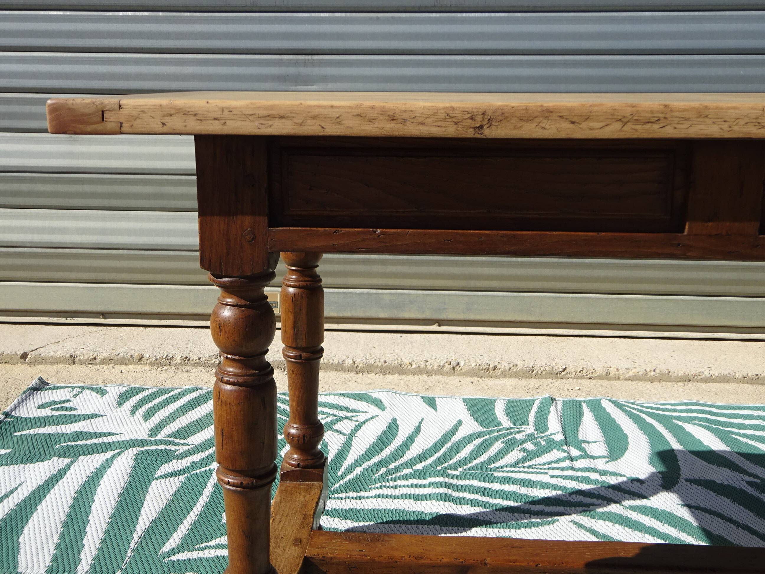 Rustic oak desk