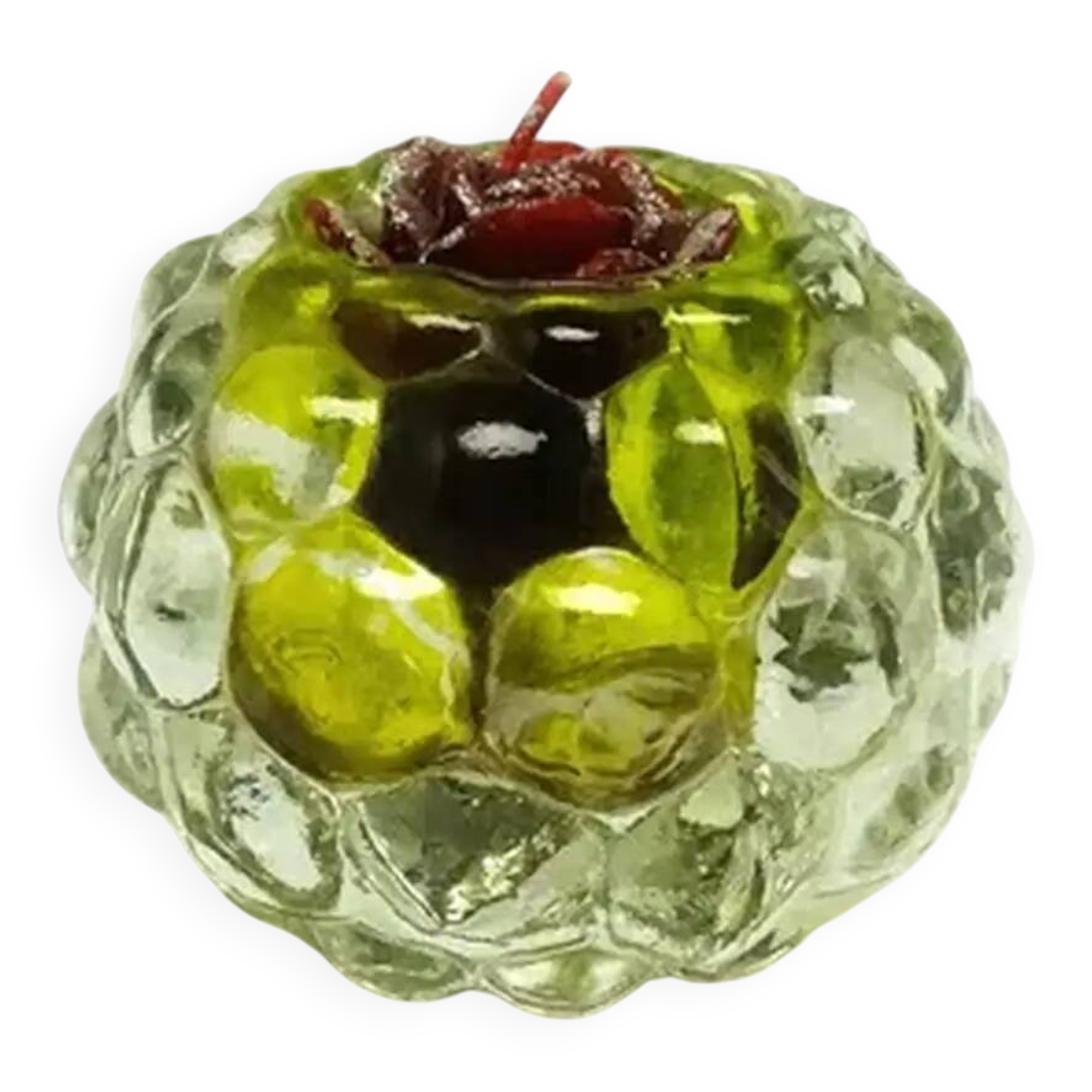Space Age candle holder, plastic, United Kingdom, 1970s