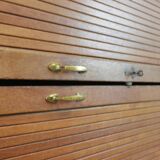 Large curtain filing cabinet