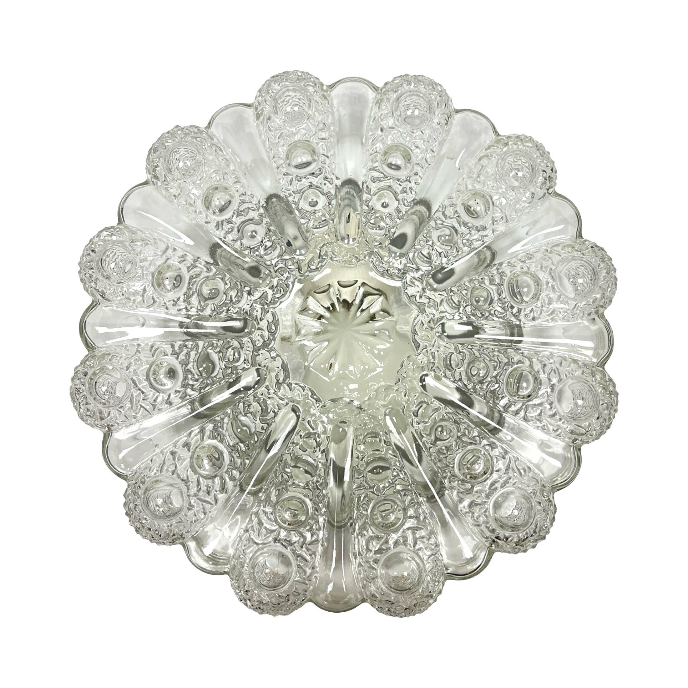 Sirius ceiling lamp designed by H. Tynell, Glashütte Limburg, Germany 1970