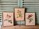 3 antique botanical engravings "Roses" after Redouté, reissue