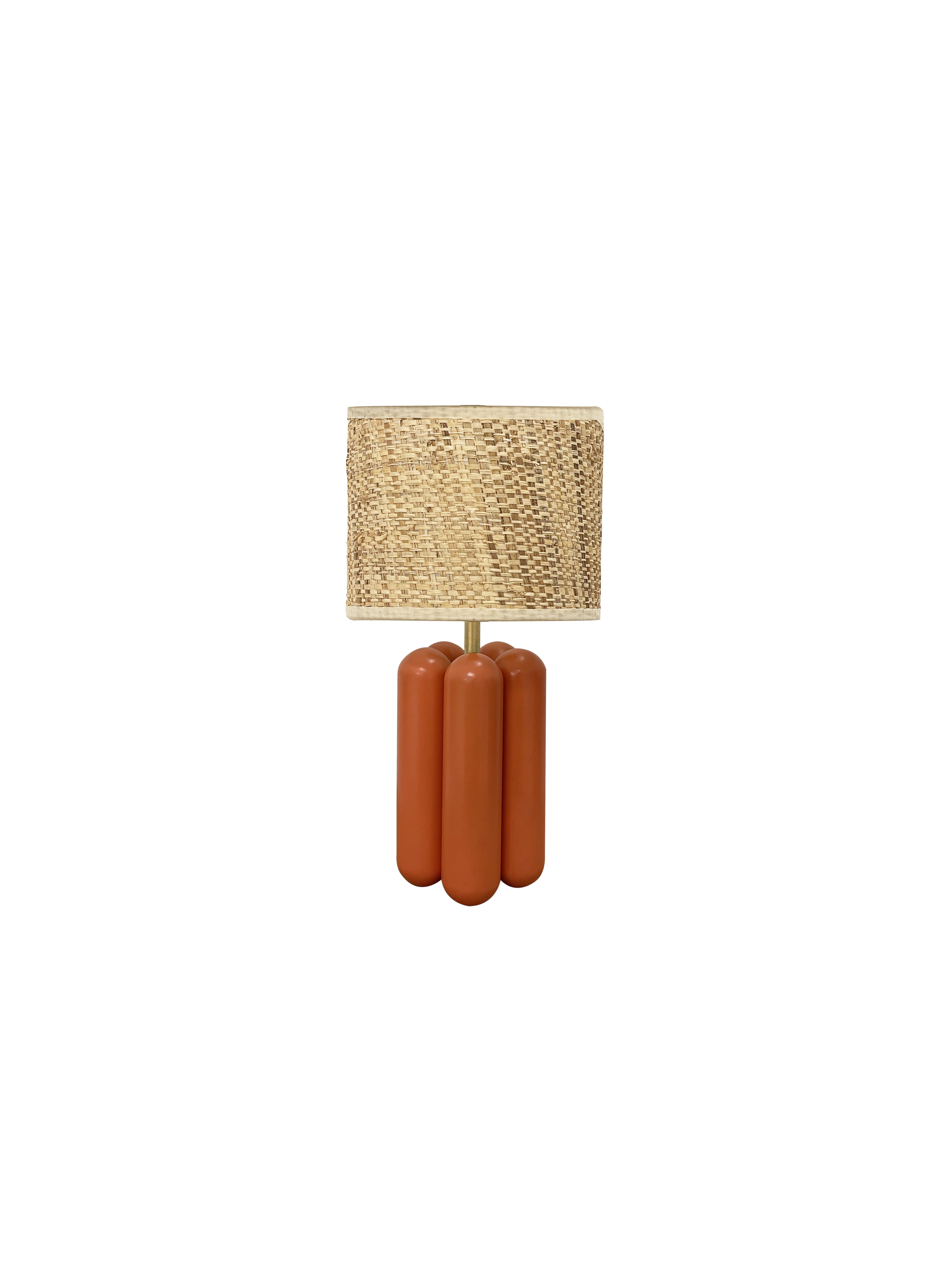 Lamp Charlotte Corail Raphia - Cosin Paris