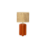 Lamp Charlotte Corail Raphia - Cosin Paris