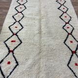 Handmade Moroccan Berber rug 253 X 153 CM