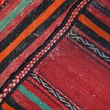 Kilim vintage fait main Ardabil persan 139cm x 288cm (1940s)