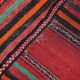 Kilim vintage fait main Ardabil persan 139cm x 288cm (1940s)