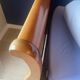CONVERTIBLE BOAT BED IN PAINTED CHERRY WOOD
