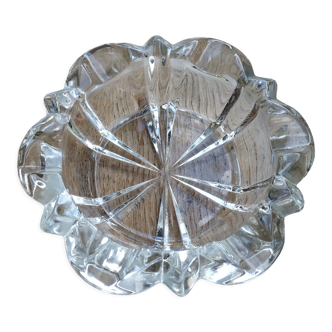 Vintage glass ashtray art deco