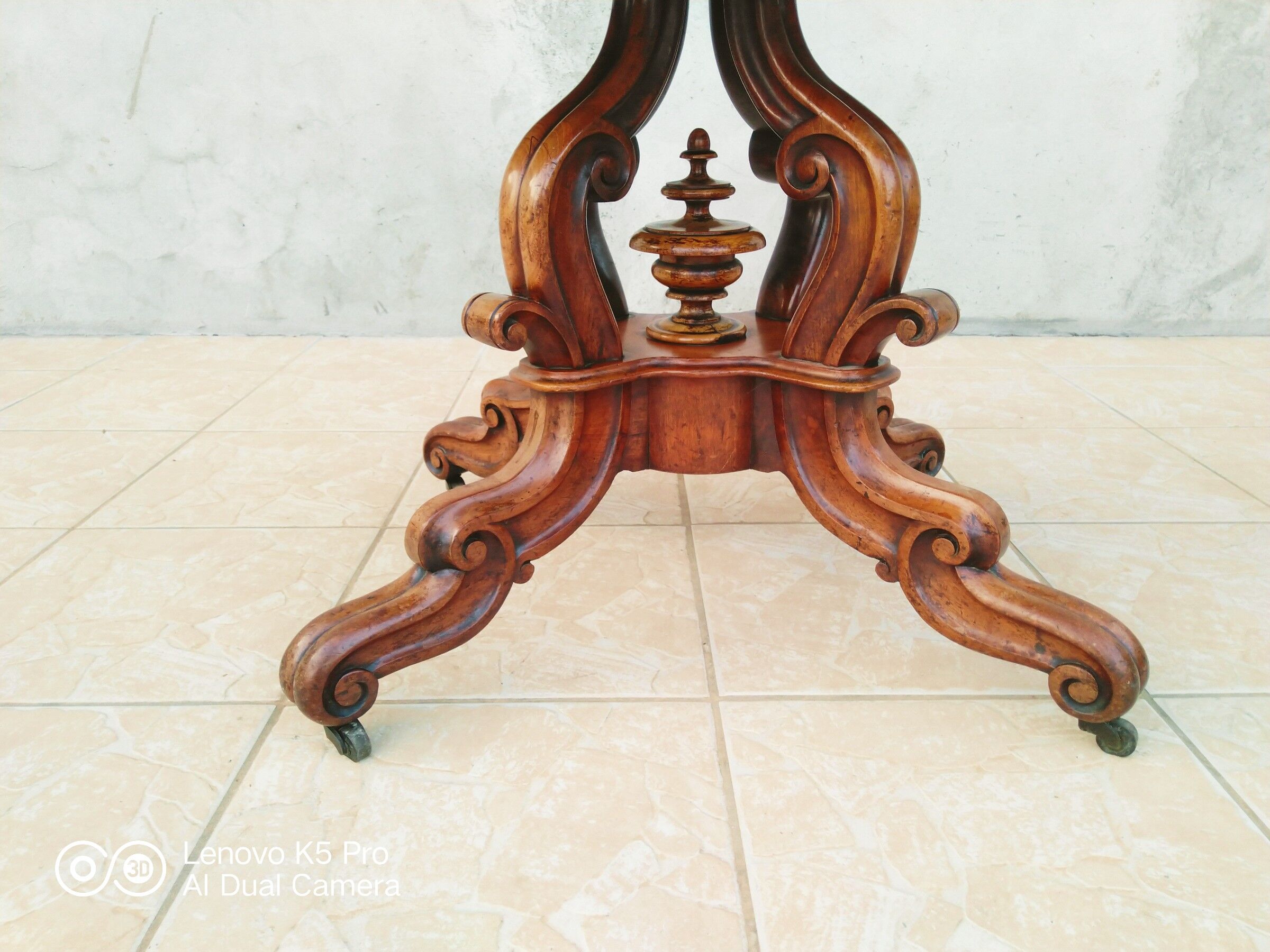 Table violin period Napoleon III