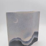 Vase en porcelaine décorée Virebent France