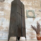 Industrial metal locker room