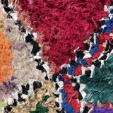 Berber carpet Butcher's with colored diamonds