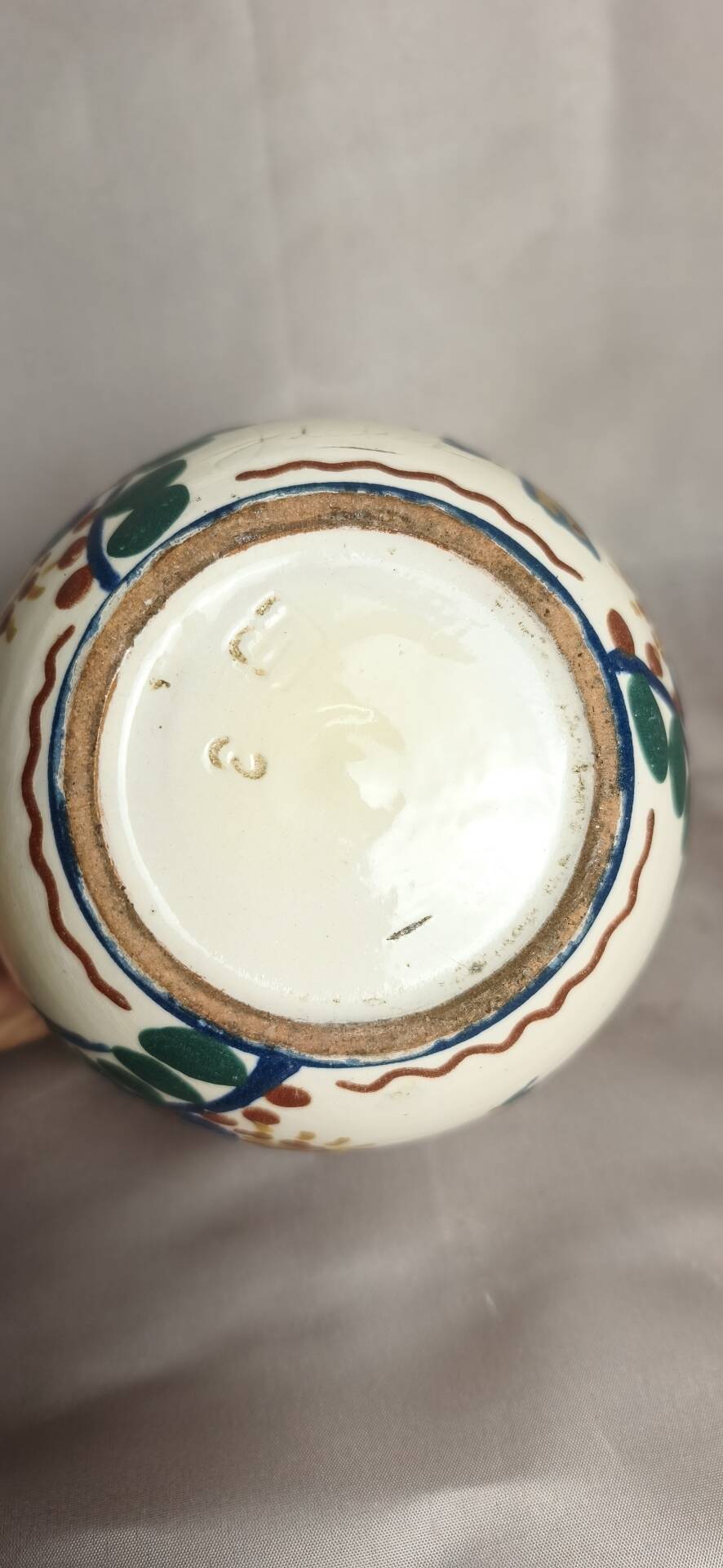 Round vase signed JACQUET
