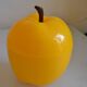 Vintage yellow apple ice bucket or ice cubes 1970 70's