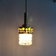 Suspension Raak gold orange 1970s pop