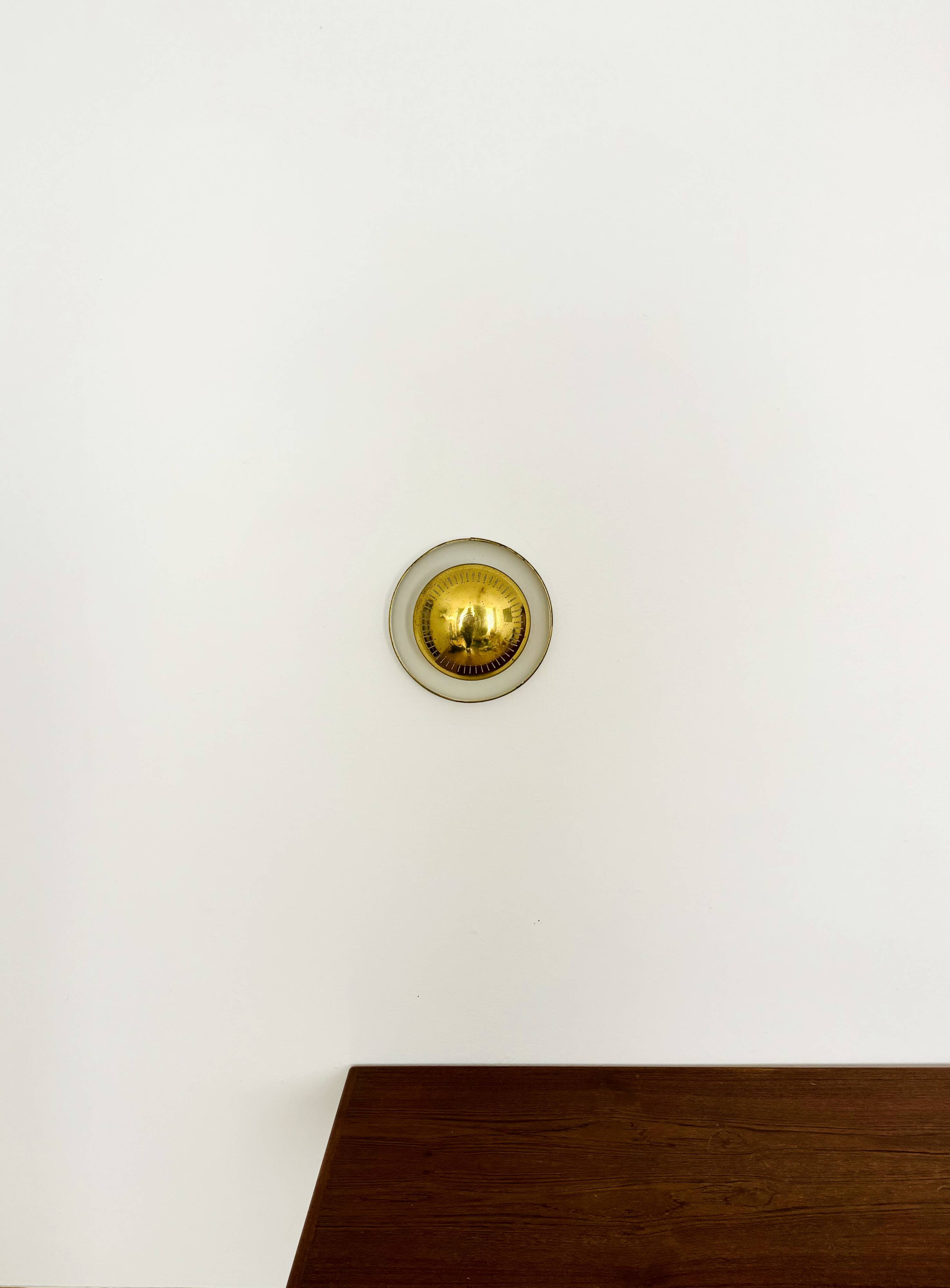 Italian Brass Wall or Flush Lamp