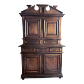 Two-body walnut buffet, High period regional.