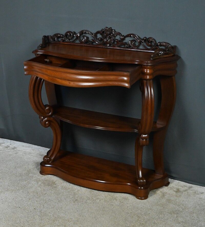 Mahogany console, Napoléon III period – 2nd half of the 19th century