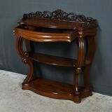 Mahogany console, Napoléon III period – 2nd half of the 19th century