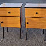 Pair of vintage bedside tables