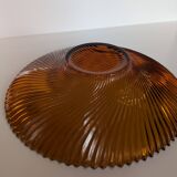 Amber striped fruit bowl
