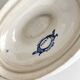 Old gravy boat in iron clay “Flora” Creil et Montereau