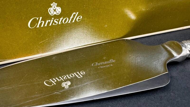 Cutting or cake knife No. 59 Christofle Marly as new