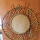 Vintage rattan mirror