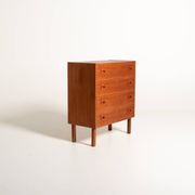 Commode en teck scandinave avec serrures