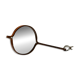 Rosewood hand mirror by Hans-Agne Jakobsson made in Markaryd, 1950s Sweden.