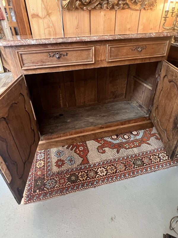 Buffet de chasse style Bressan, dessus marbre, XIXe siècle