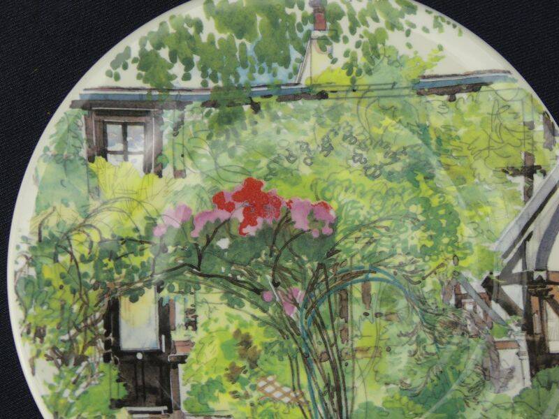 Gien, De Paris à Giverny, assiette à canapés