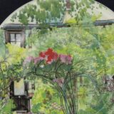 Gien, De Paris à Giverny, assiette à canapés