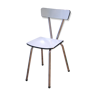 Chaise en formica bleu