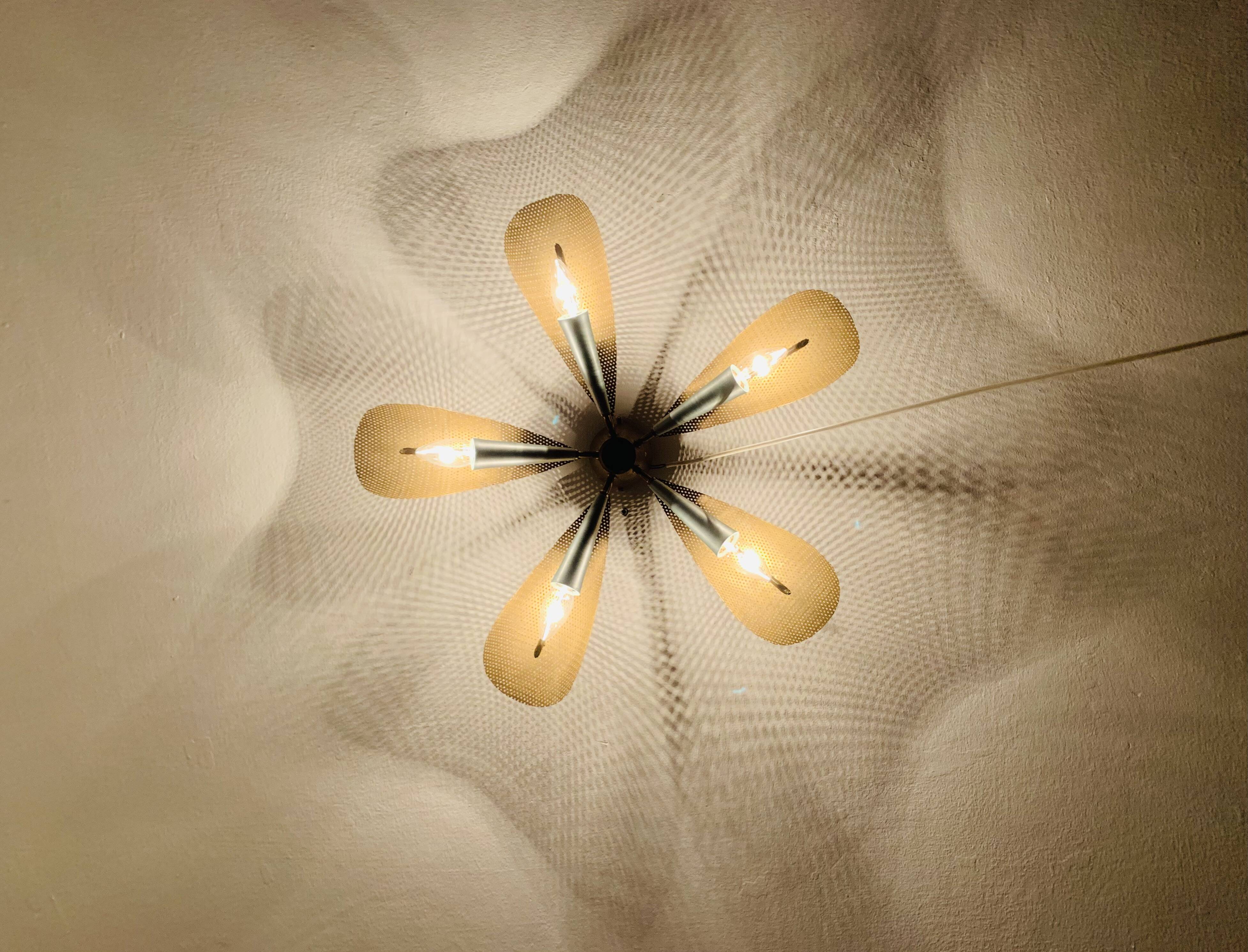 Golden Italian Flush Lamp